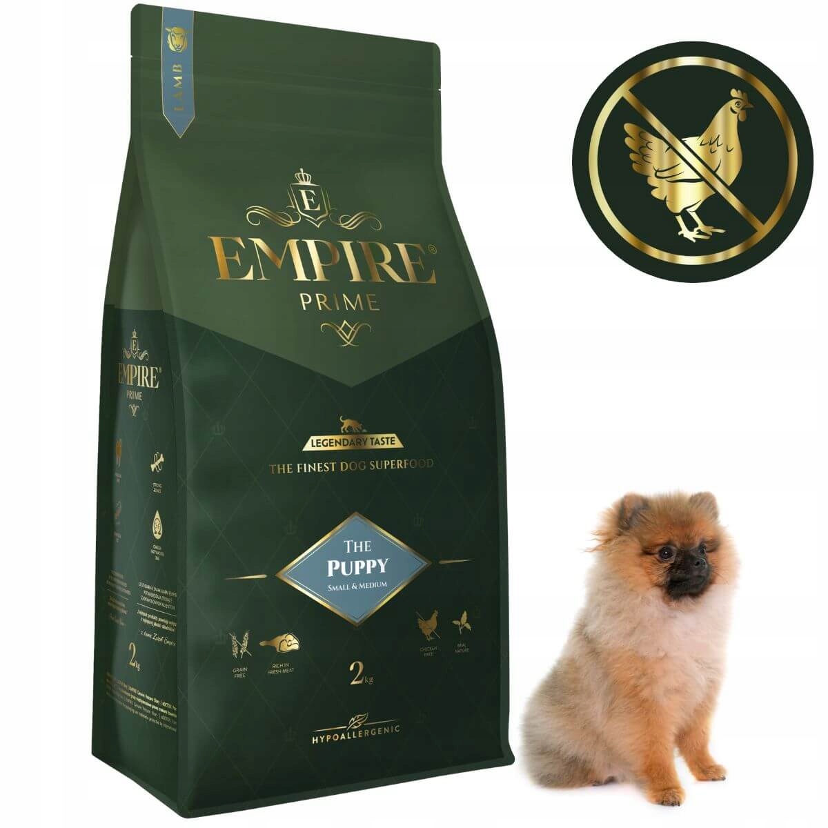 Empire Prime Sucha Karma pomeranian junior jagnięcina 2kg