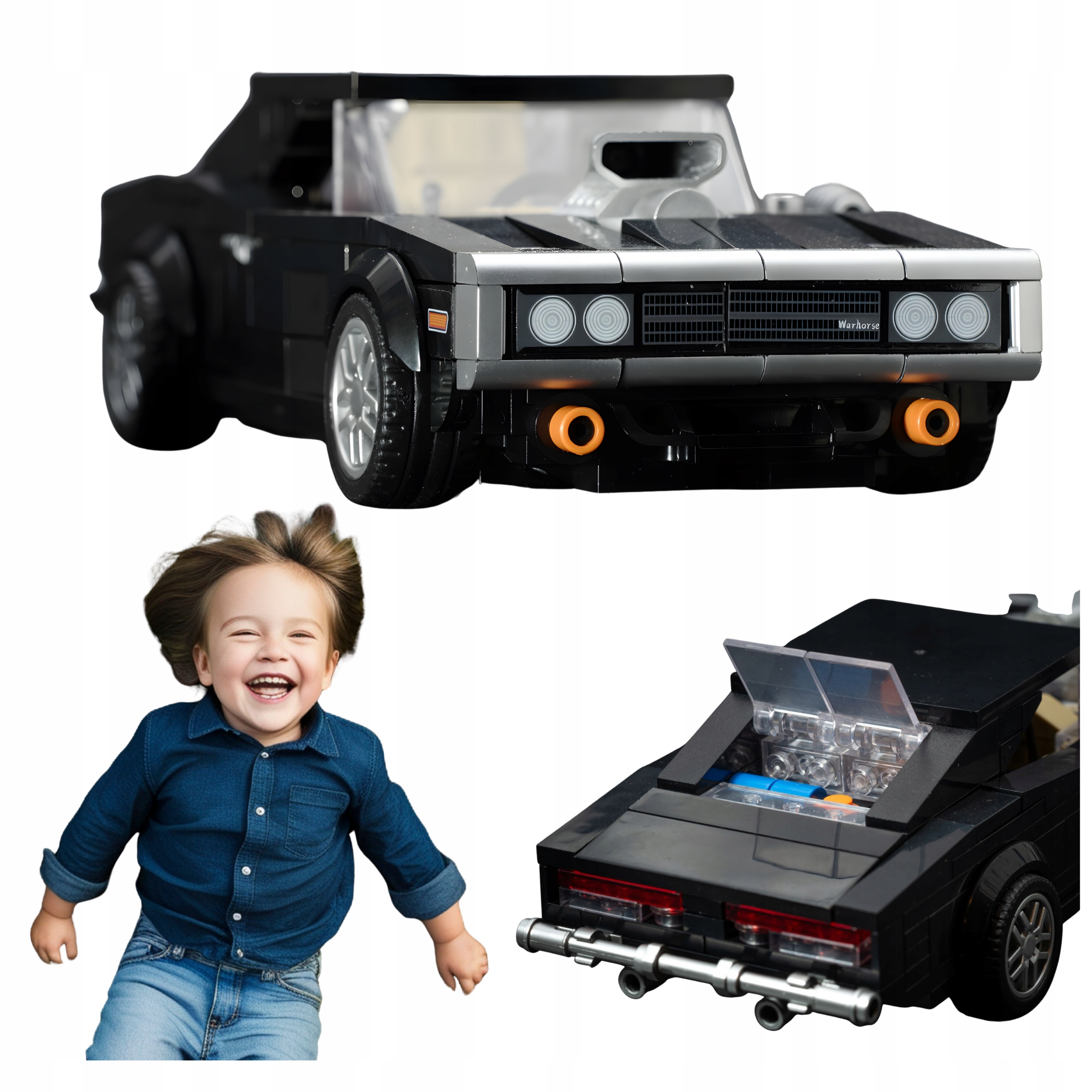 Klocki Konstrukcyjne Do Składania Dla Dzieci Dollastoys Dodge Charger 306el