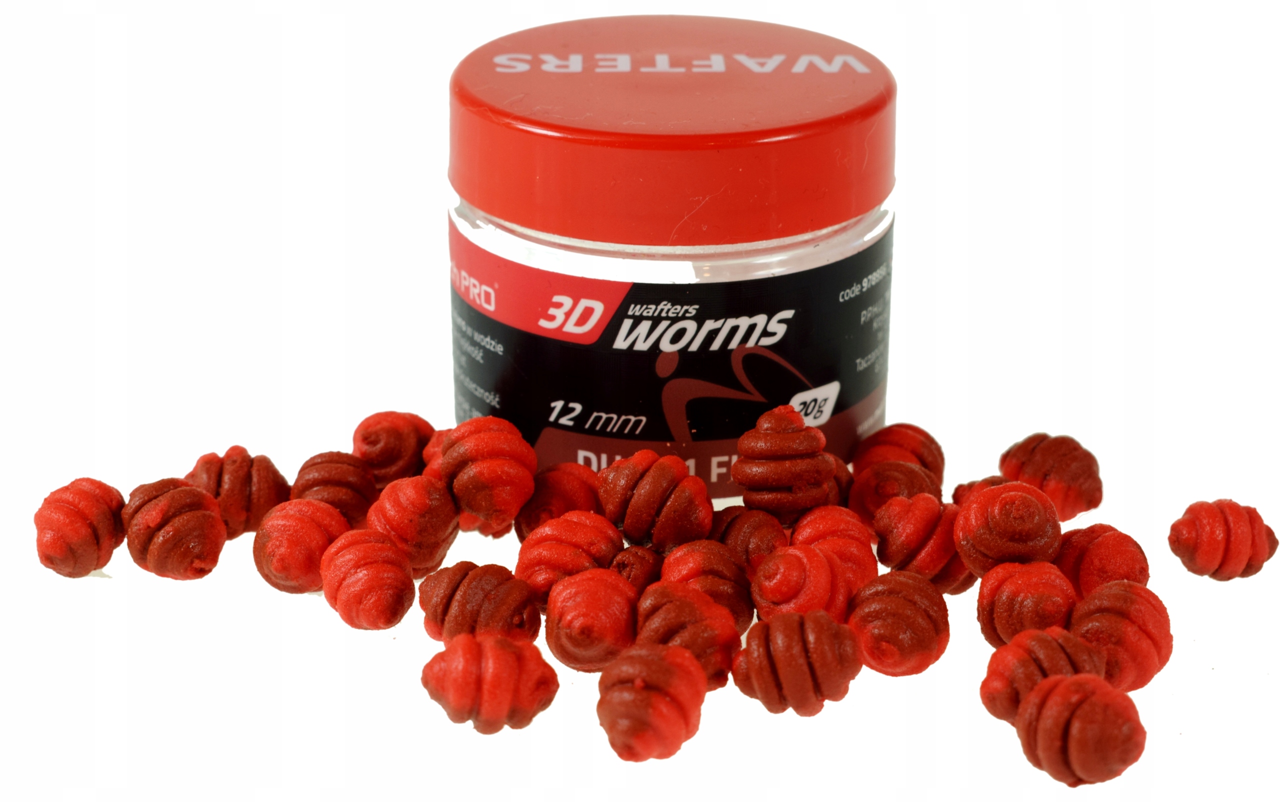 Wafters 3D Worms Duo F1 Fish 12mm 20g MatchPro