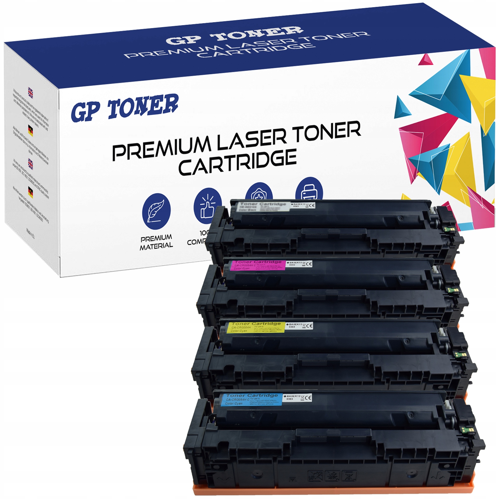 4x Toner Pro Canon CRG-054H MF641CN MF644CDW Sada