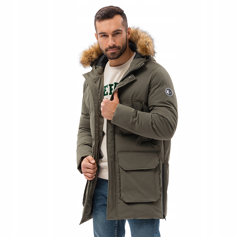 

Kurtka męska zimowa parka C554 V4 khaki L