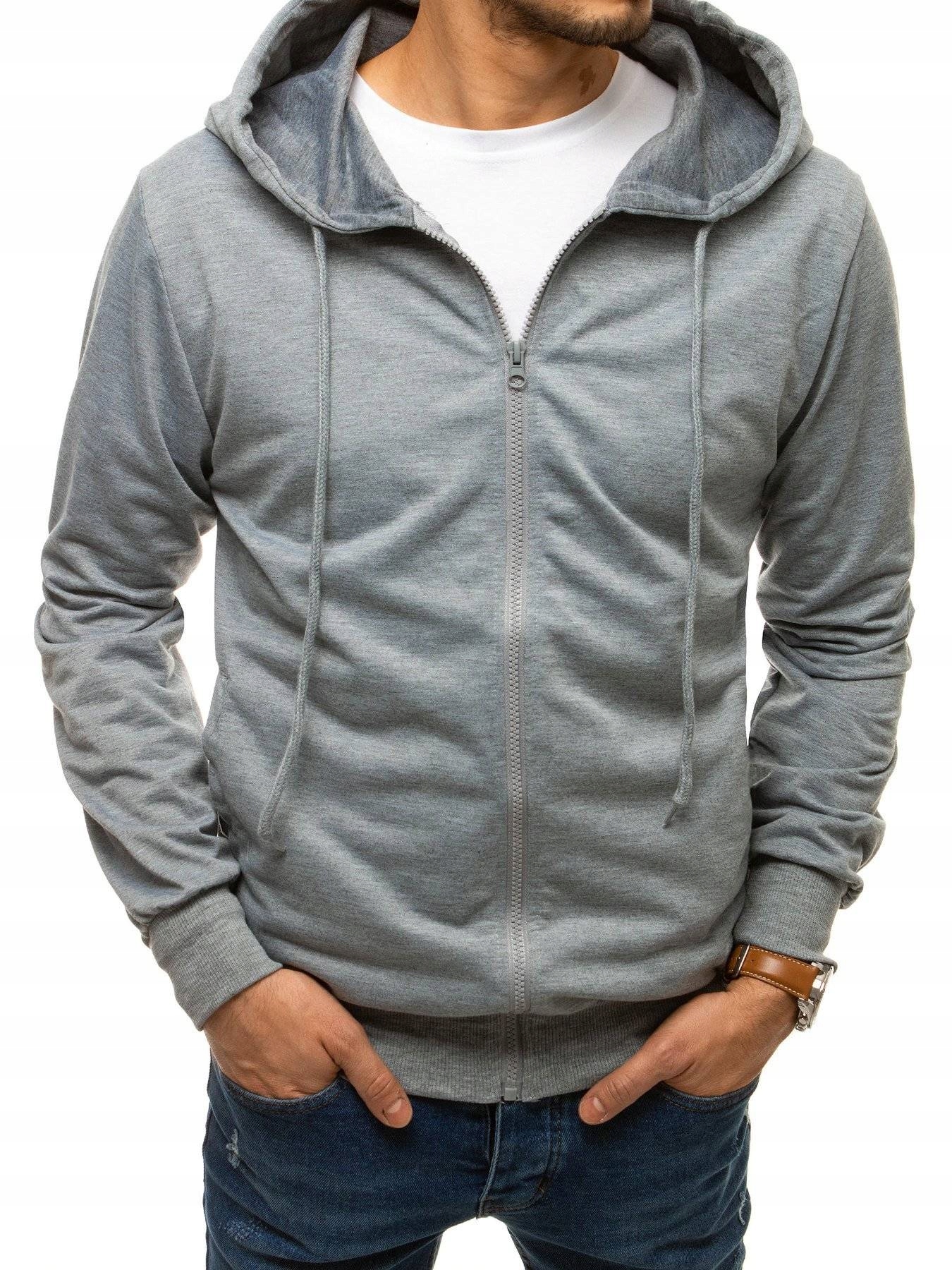 

Bluza Męska Rozpinana Z Kapturem bx4956 - XL