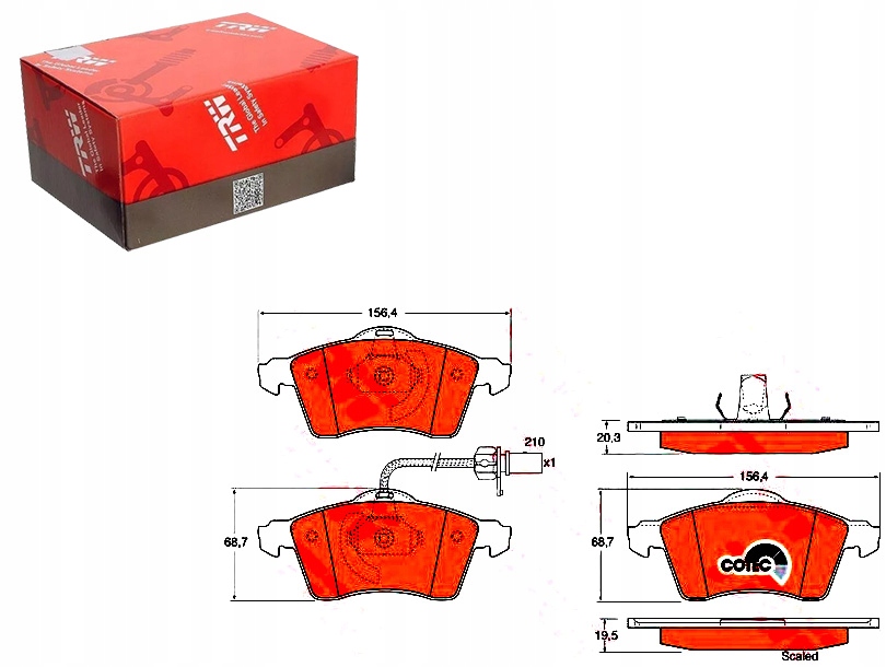 Brzdové Destičky Vw Přední T4 1,8-2,8 09 90- S Cítěním