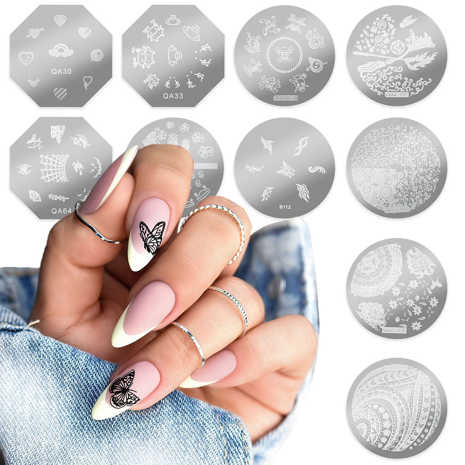 

Zestaw 10 X Blaszka Do Stempli Rozm Xs