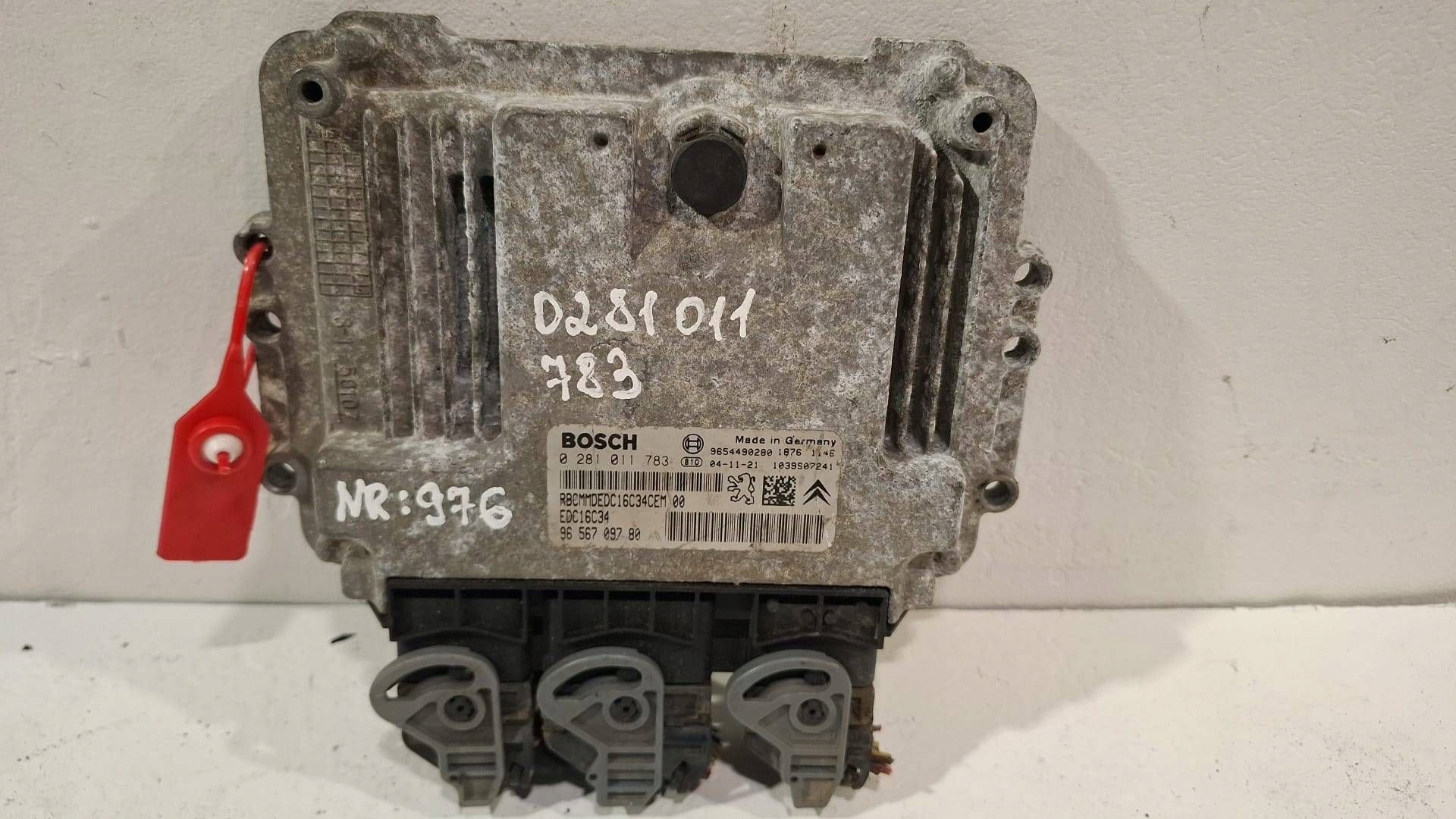 control unit of the engine computer 0281011783 Peugeot Citroen 1.4 HDI