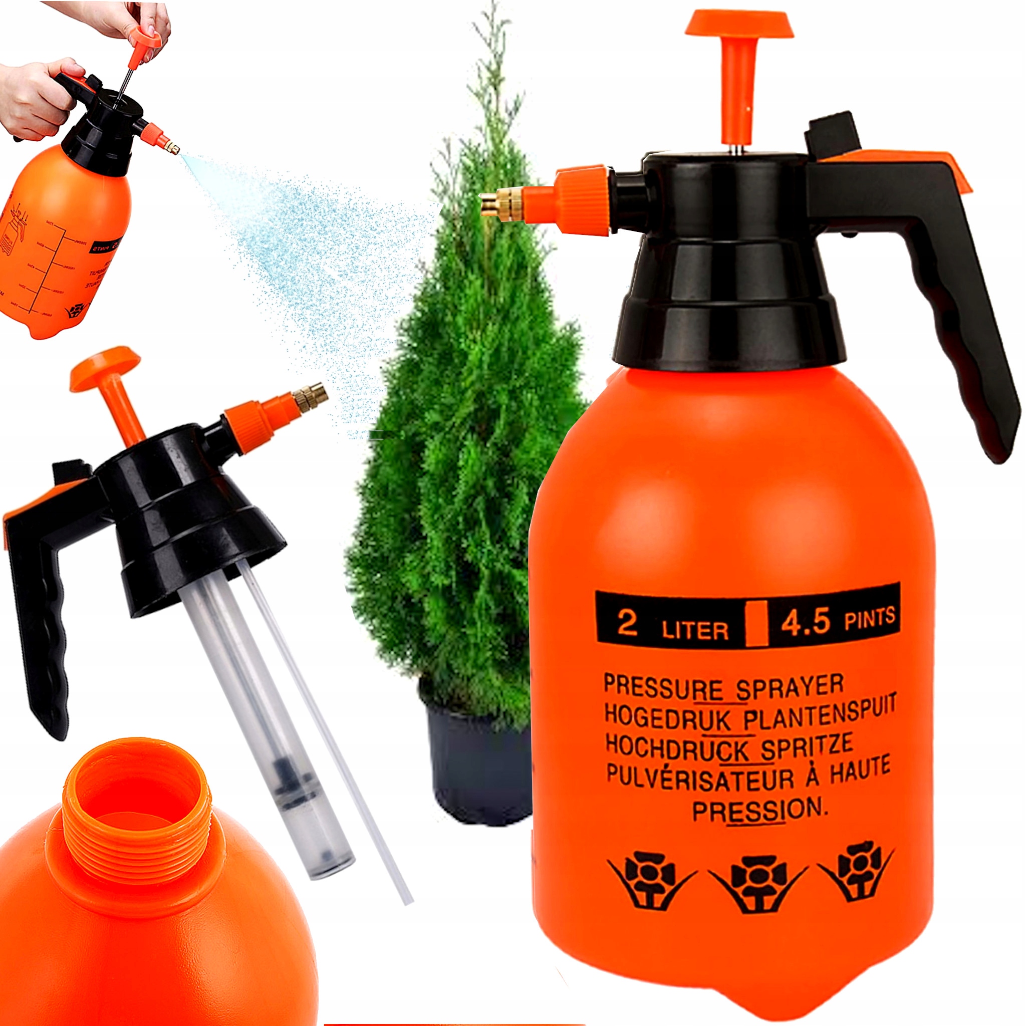 

Ręczny opryskiwacz Ciśnieniowy 2L spryskiwacz