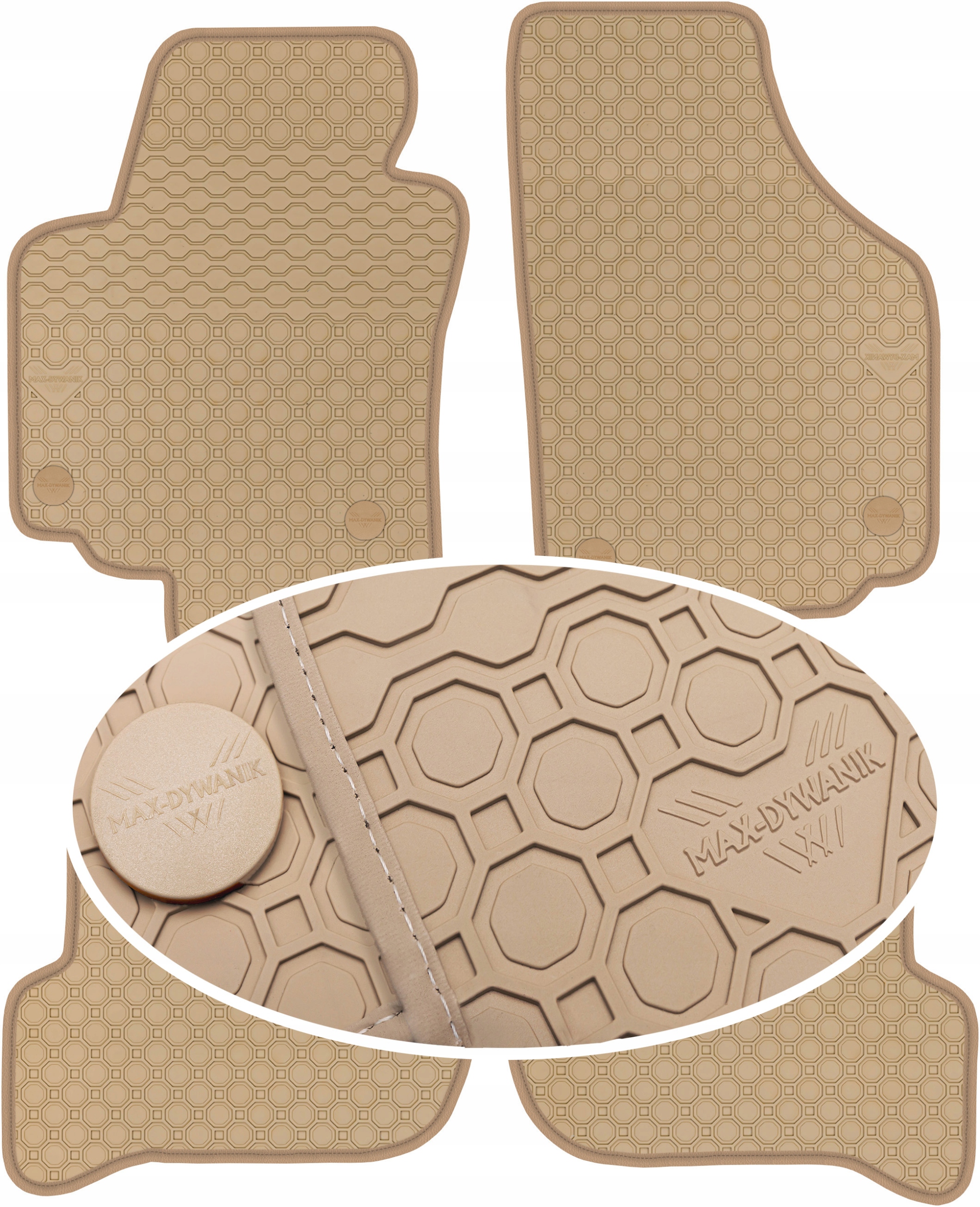 Seat Toledo III Minivan 04-08 Gumové rohože PrimeLiner