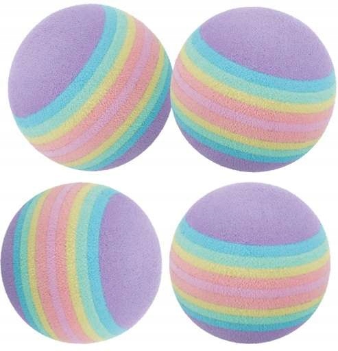 

Trixie piłka z pianki zabawka dla kota piłki 4 szt