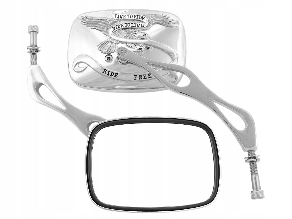 LU-242 - ДЗЕРКАЛО ЗАДНЬОГО ВИДУ HARLEY DAVIDSON HD ХРОМ 8 ММ