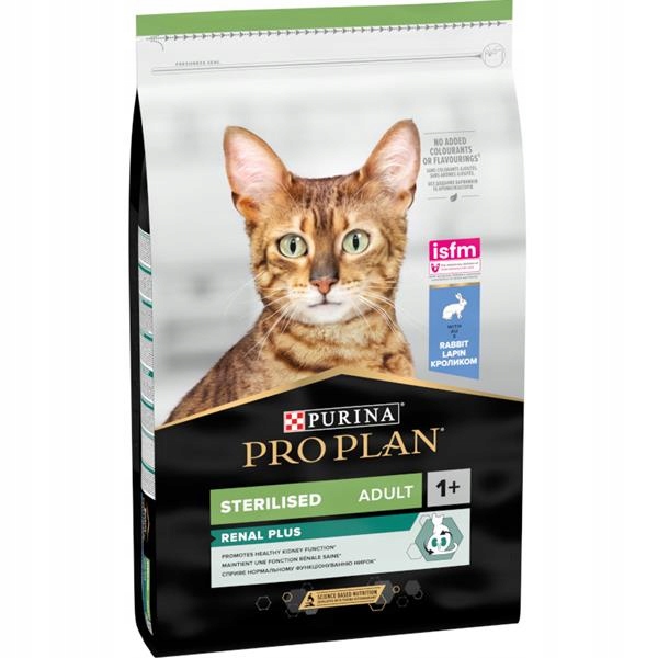 Levně ProPlan Cat Adult Sterilised Renal Plus Rabbit 10kg