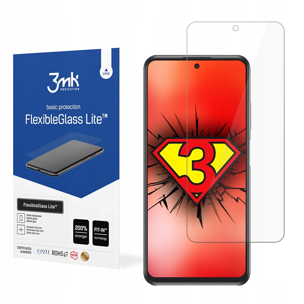 

Niepękające szkło do Zte S30 Pro 5G 3mk Glass Lite