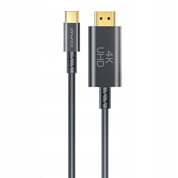 Awei kabel CL-212T Usb-c na HDMI4K 30Hz černý/černý