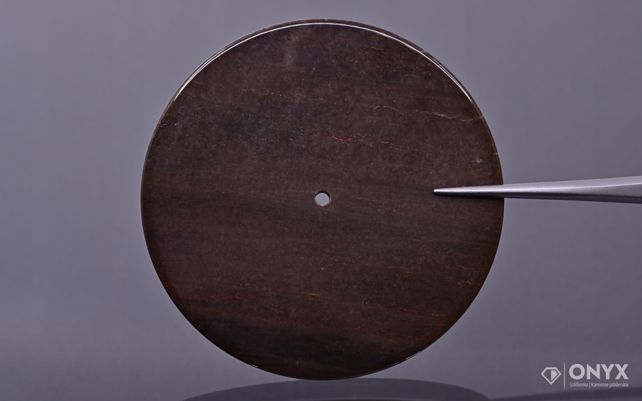 Dřevo zkamenělé dlaždice vrtané kulaté fi 50 mm