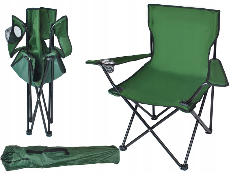 Krzesło Turystyczne Wędkarskie Składane Fotel XL