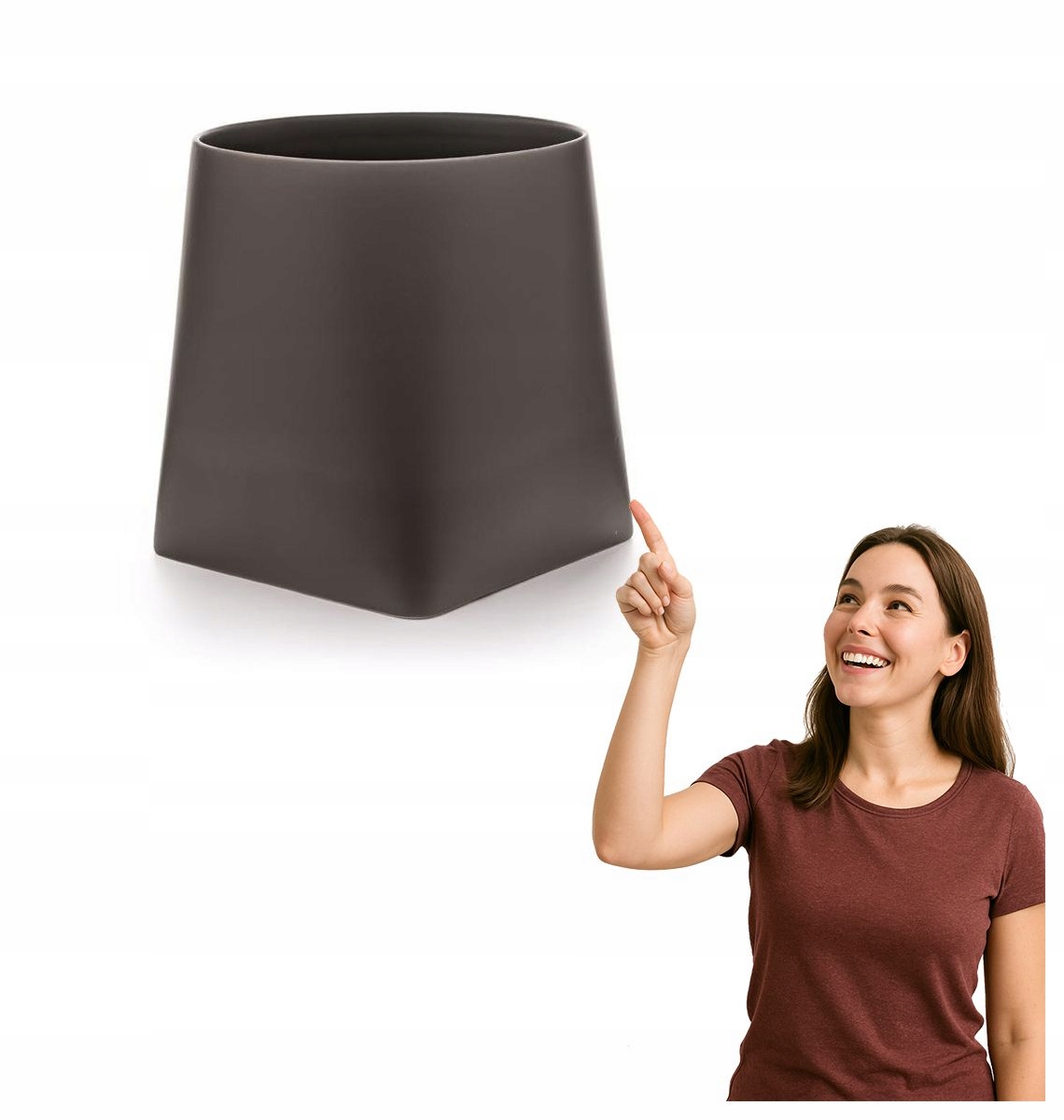 Keramický kvetináč Somma 31 cm tmavosivý Markslojd