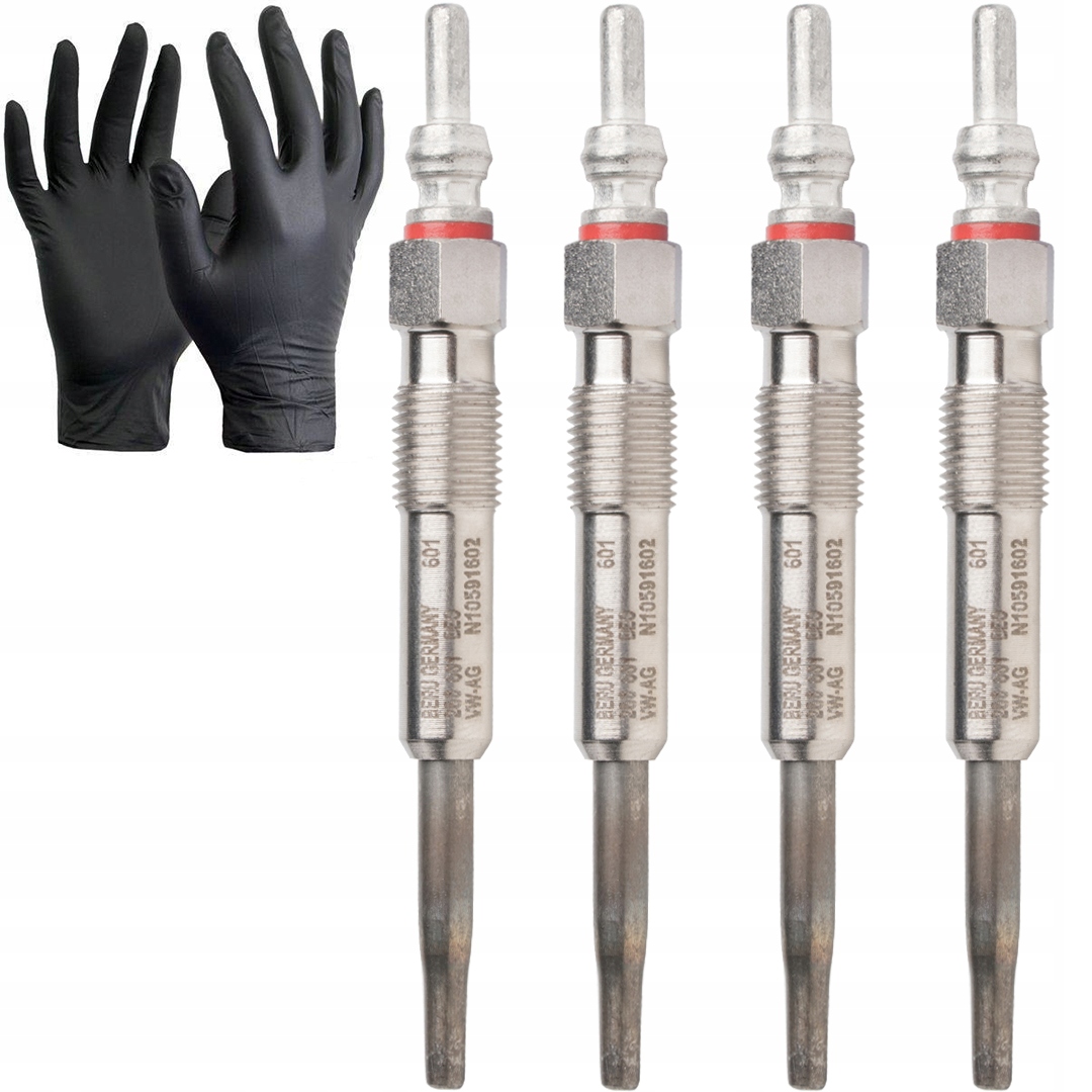 

4X Świece Żarowe Beru Do Vw Golf V 5 1.9TDI Orygi.