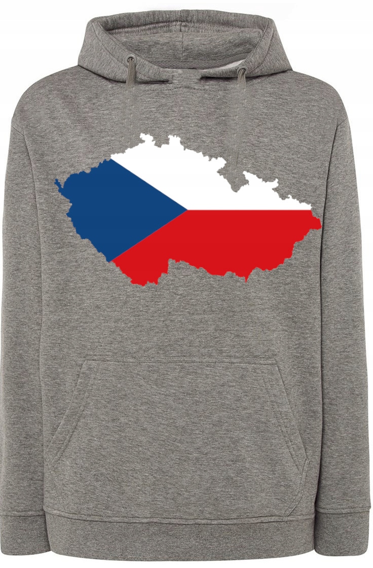 Česká republika Pánská Mikina Módní Kapuce Potisk vel. S