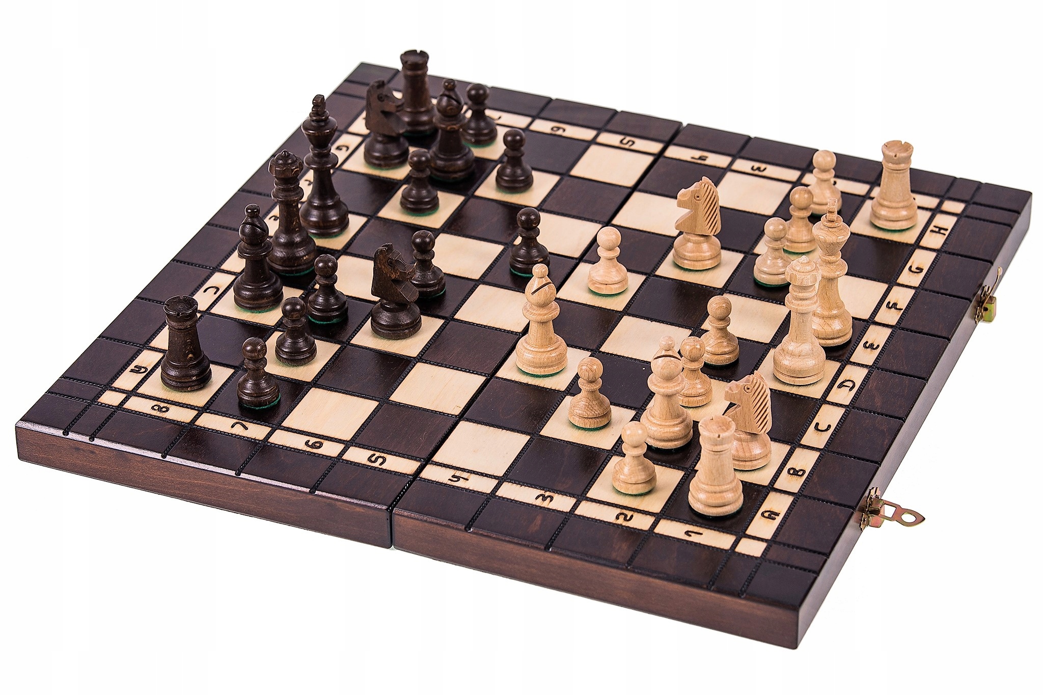 GRA LION 3-1 SZACHY BACKGAMMON WARCABY Drewniane EAN (GTIN) 5902751360707