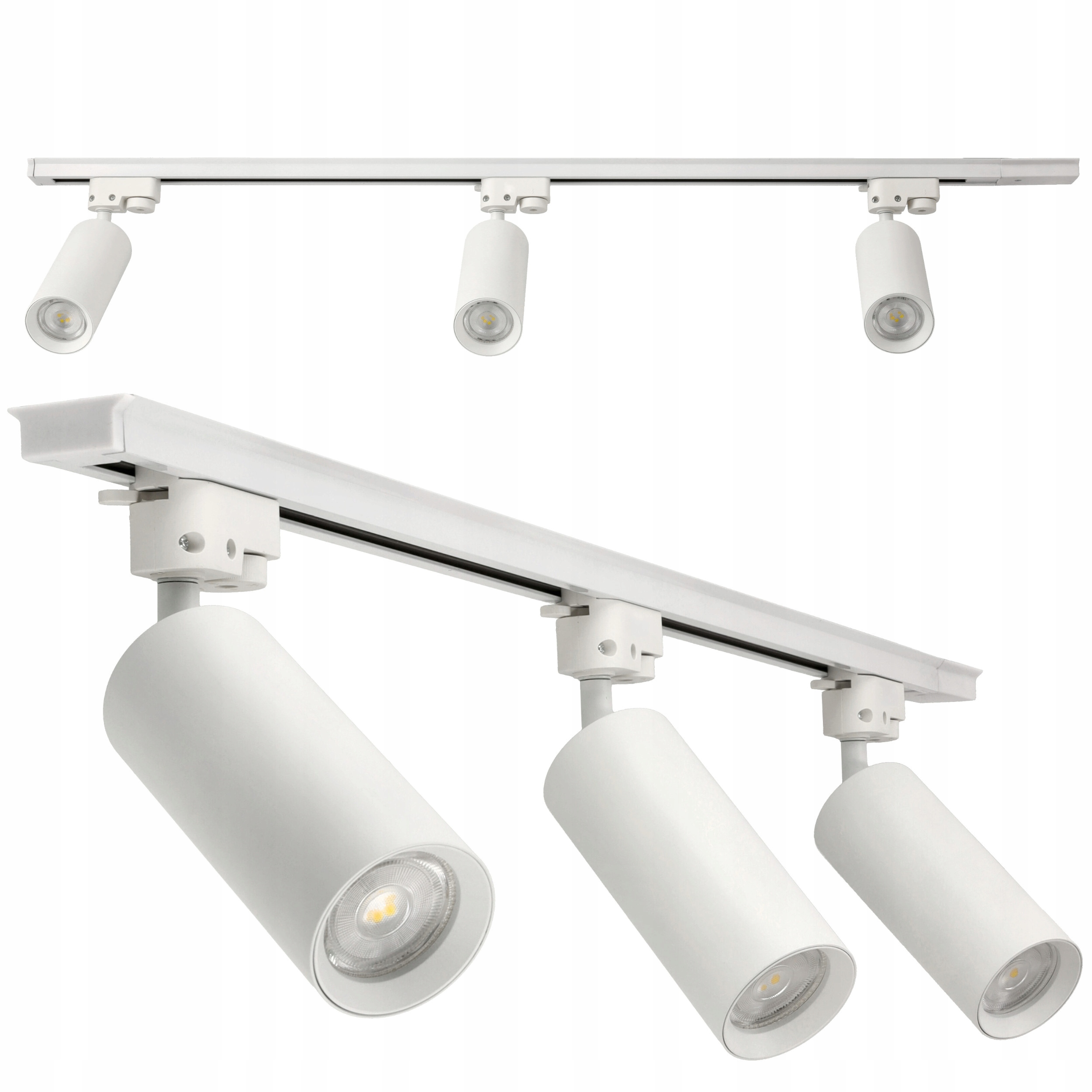 

Szynoprzewód Led 3x Reflektor GU10 Szyna 1m Max