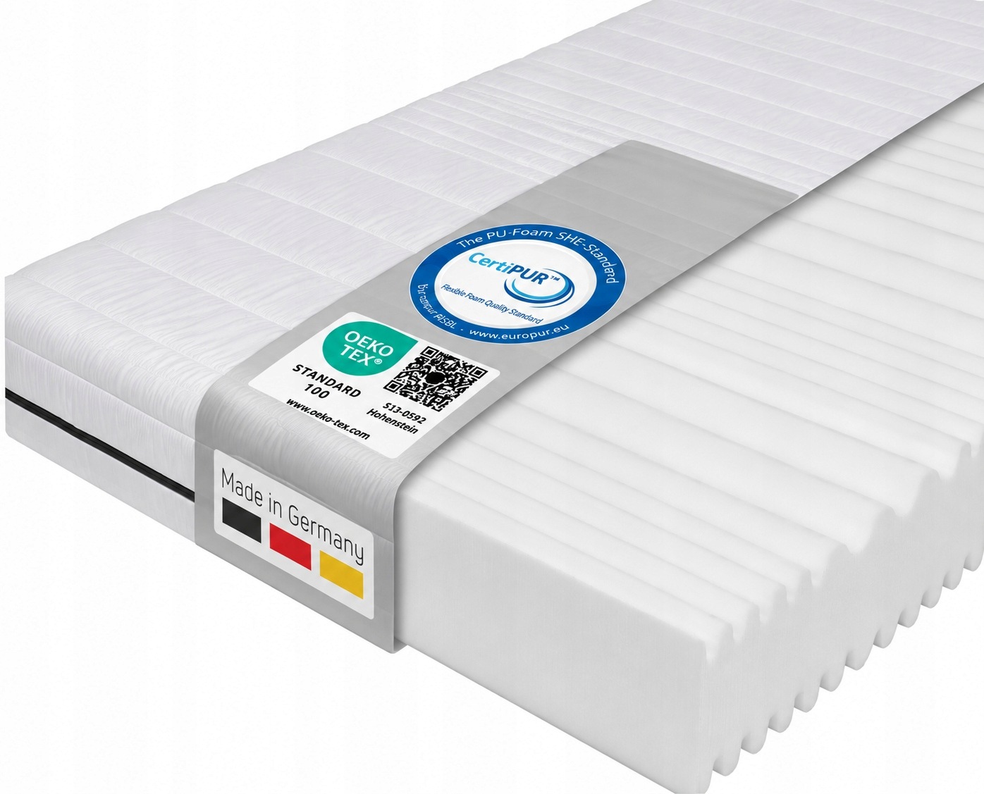 Materac 160x200 piankowy dwustronny H2/H3 2w1 15cm Komfort