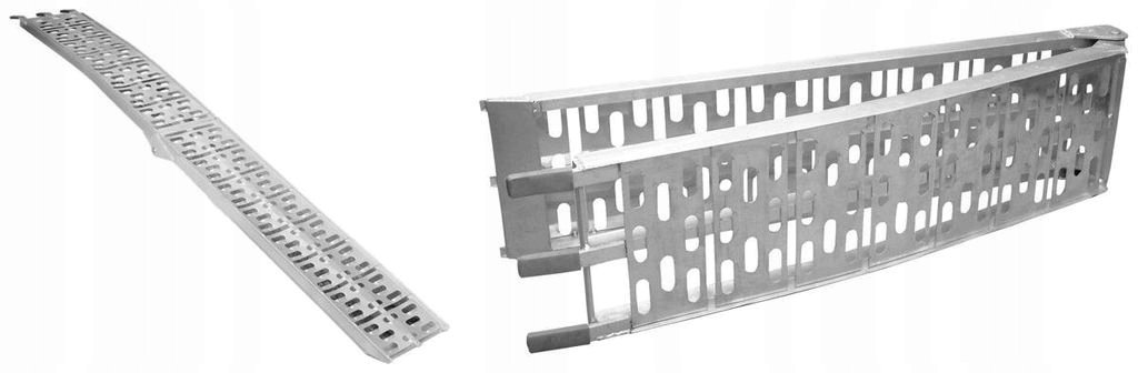Rovný hliníkový nájezd na motorku skládací 1ks 01CZ2005 1x