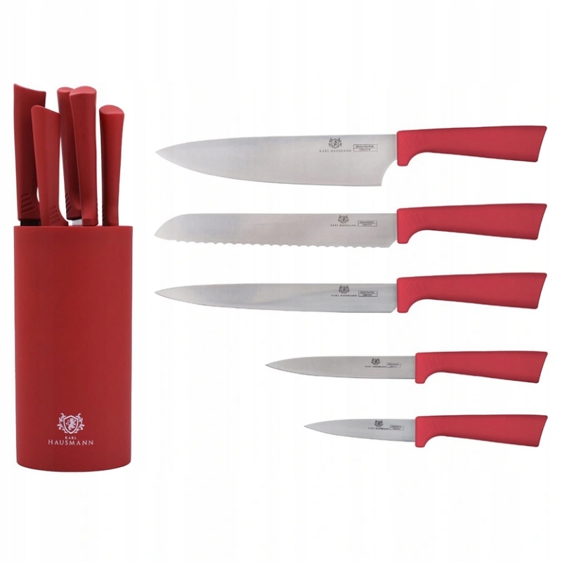 Nože Stojan Na Nože Sada Kuchyňských Nožů V Bloku Stojan+nože