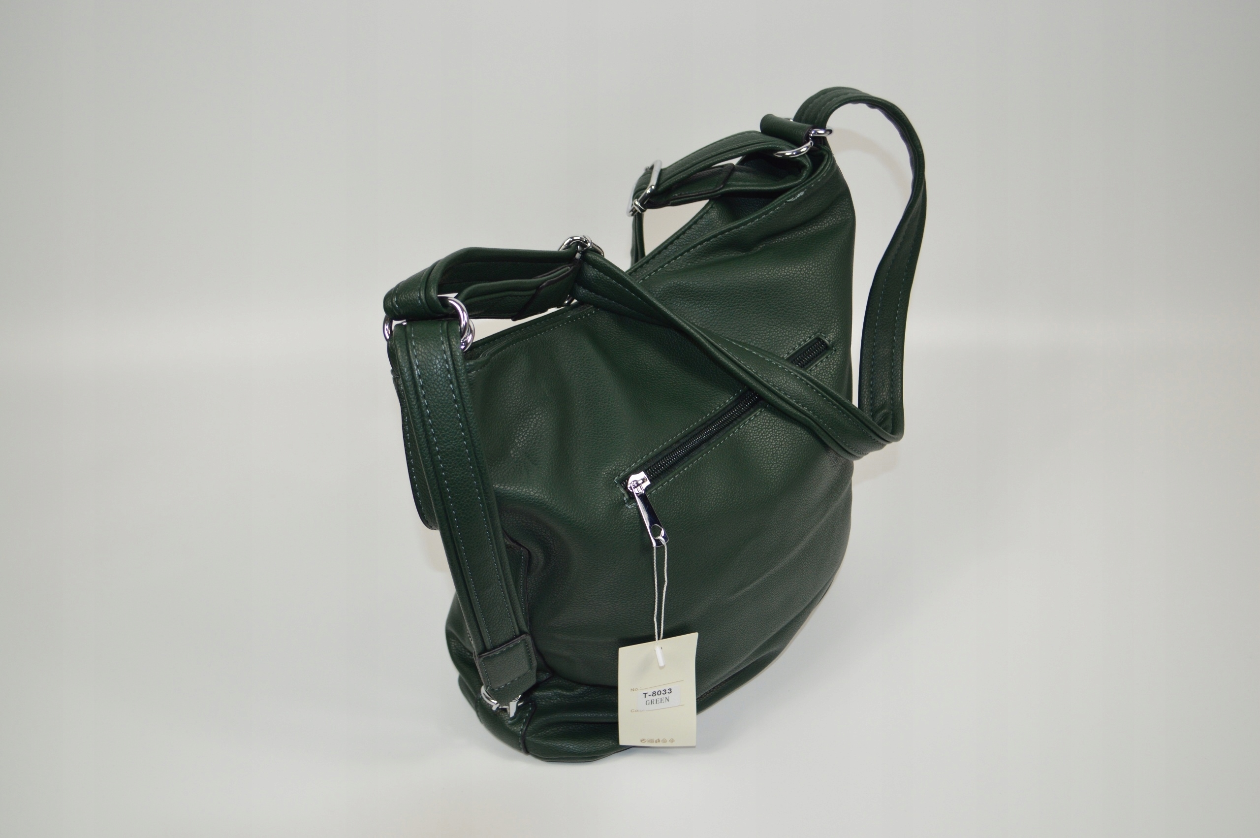 DUŻA POJEMNA TOREBKA DAMSKA LISTONOSZKA WOREK TORBO-PLECAK Model 517