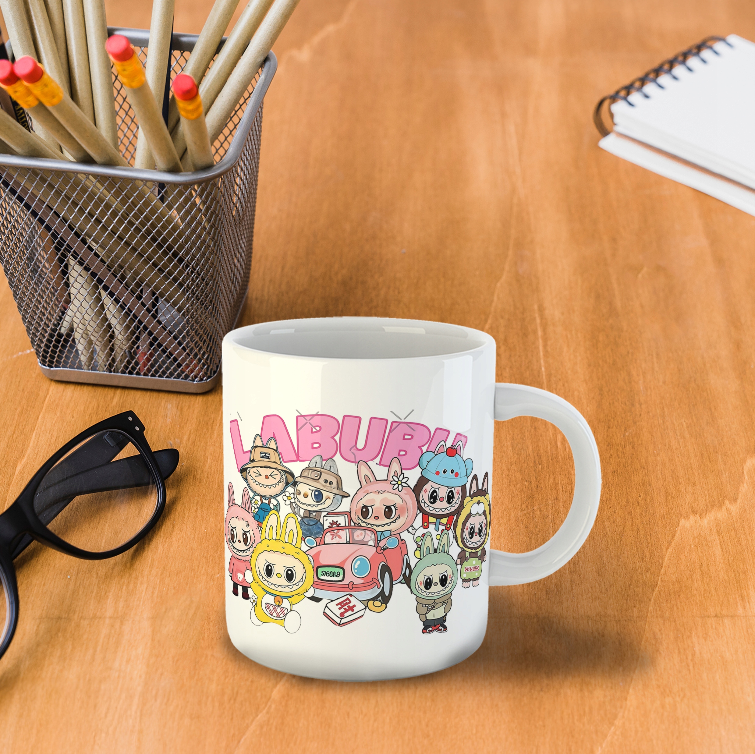 KUBEK DLA DZIECKA LALKA LABUBU MASKOTKA POTWÓR LAFUFU PREZENT DO SZKOŁY HIT Marka Wyczaruj Prezent