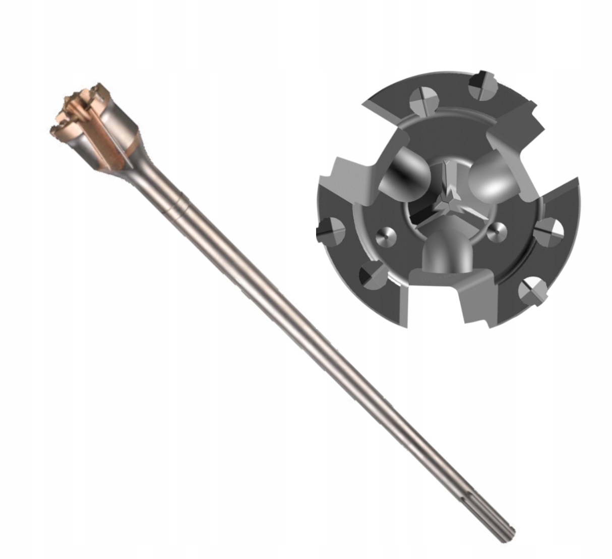 

Milwaukee Wiertło Przebiciowe Tct Sds Max 80/990
