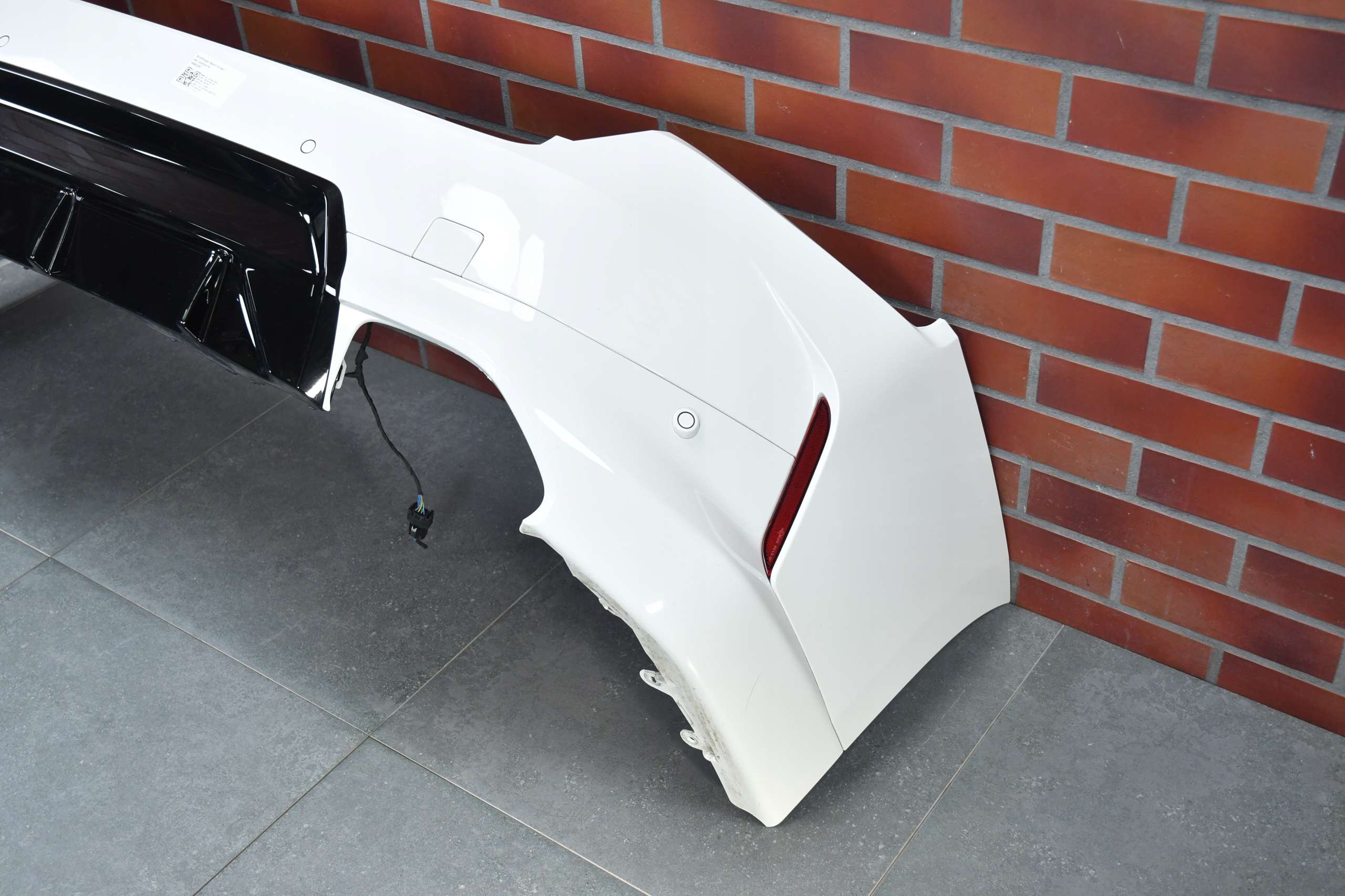 bumper rear part rear BMW 2 G42 m-packet A300 ALPINWHITE M240iX