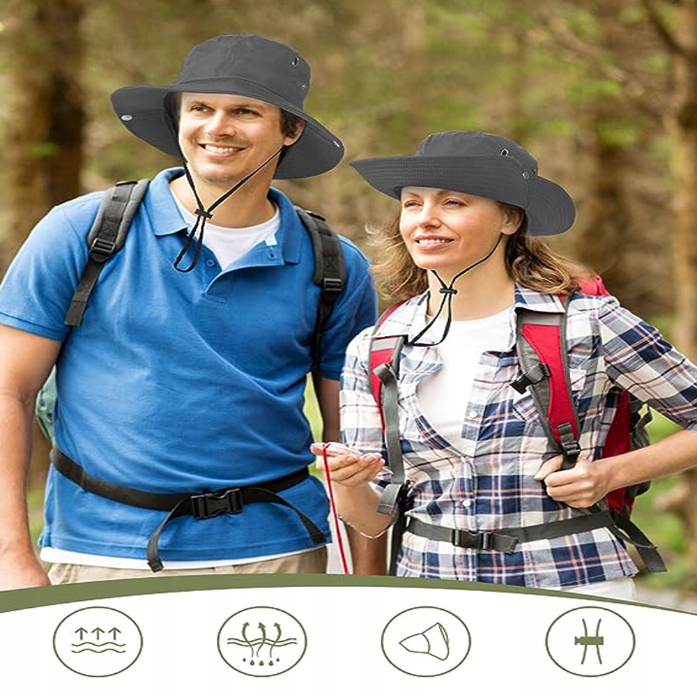 KAPELUSZ PRZECIWSŁONECZNY UNSEX OCHRONA PRZED PROMIENIOWANIEM UV Materiał dominujący inny