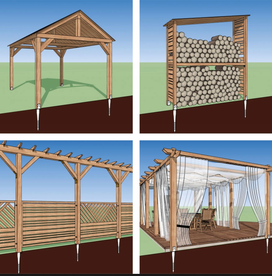 Podstawa słupa kotwa wkręcana do ziemi PWU 70 Producent Domax