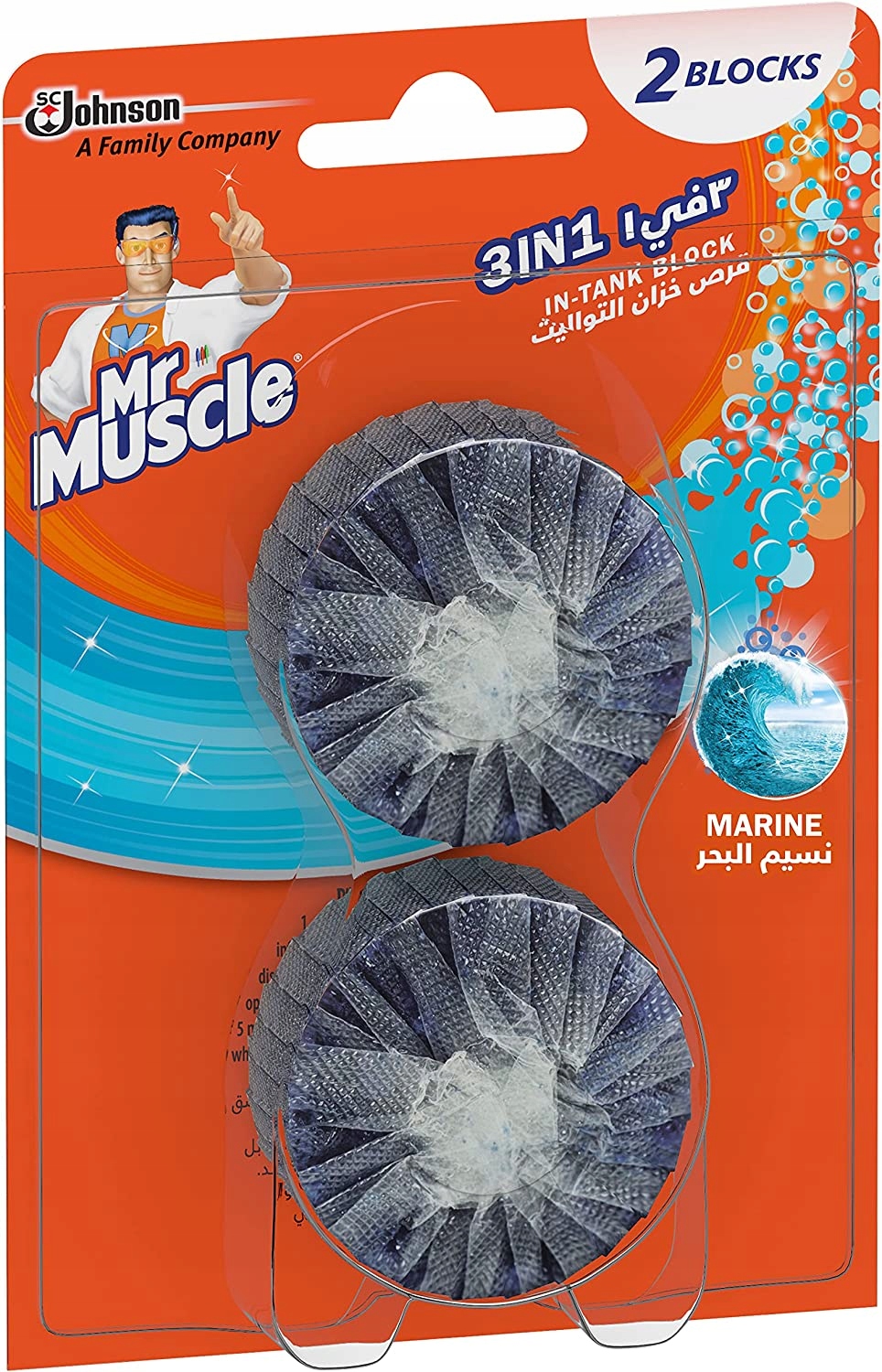 

Mr Muscle kostka toaletowa zabarwiająca wode 2szt