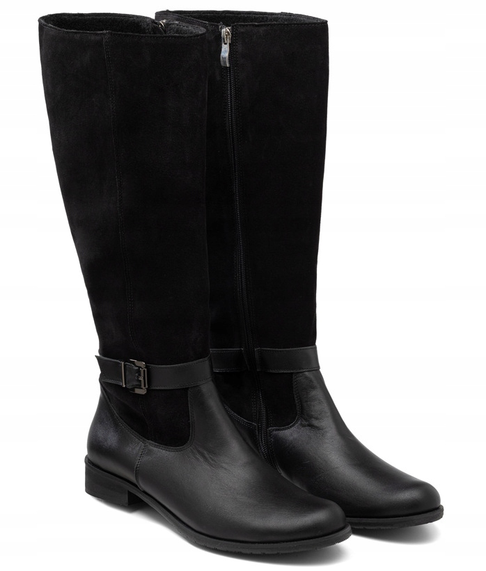 Kozaki Z348 czarne 34 odszewca_pl HANDMADE polskie