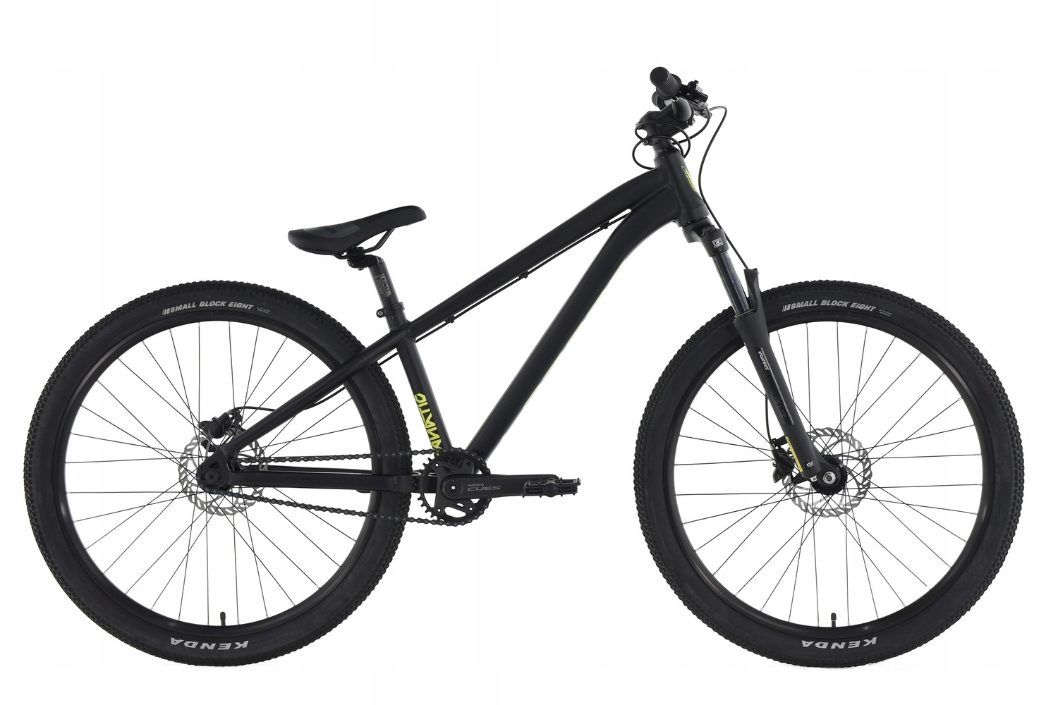 Rower Dirt Street Lazaro Fanatic czarny rama 13 cali koło 26" czarny z sele