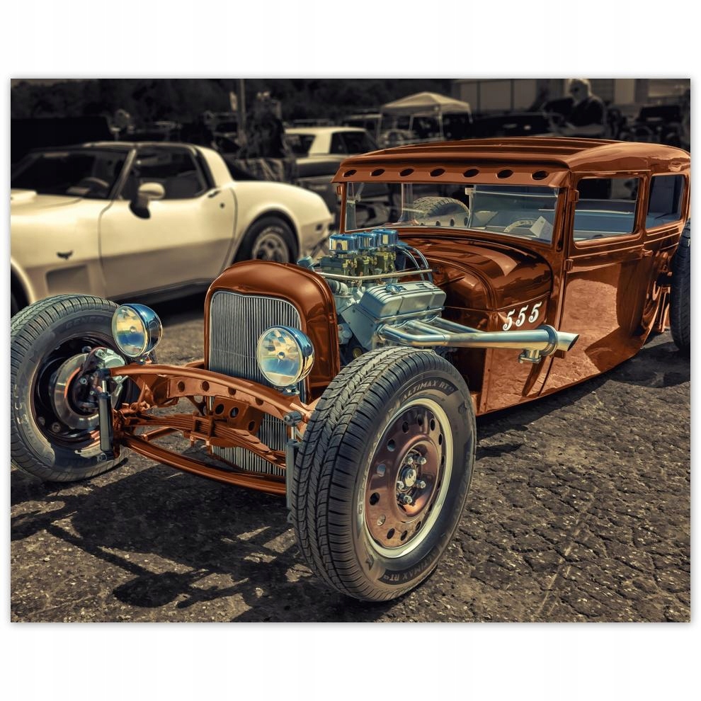 

Plakat 50x40 Amerykański Hot Rod