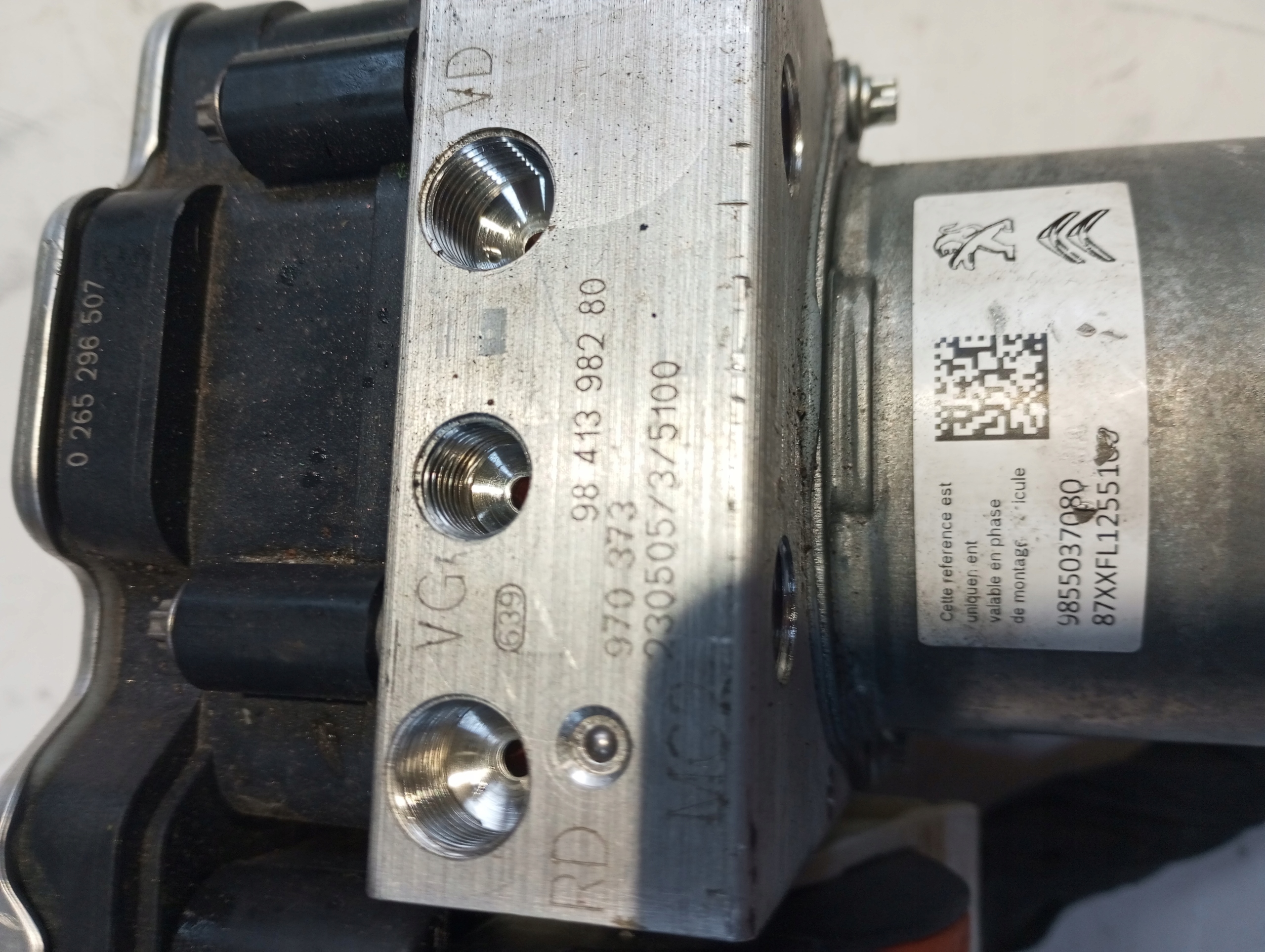 ABS Servofreno Peugeot CITROEN 9855037080
