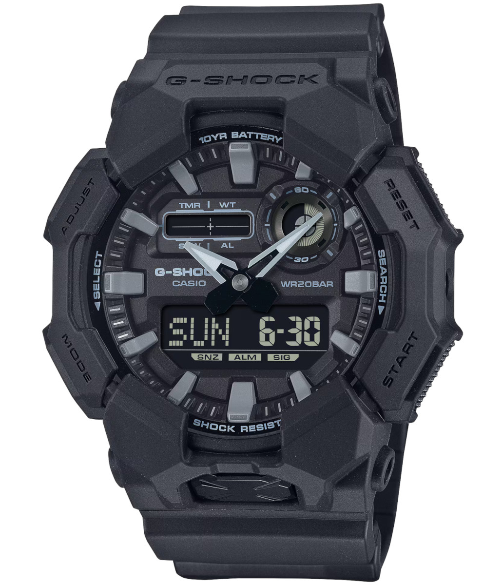 Černé sportovní hodinky Casio G-Shock GA-010 Gwar.3+3L Zibi Gravírování
