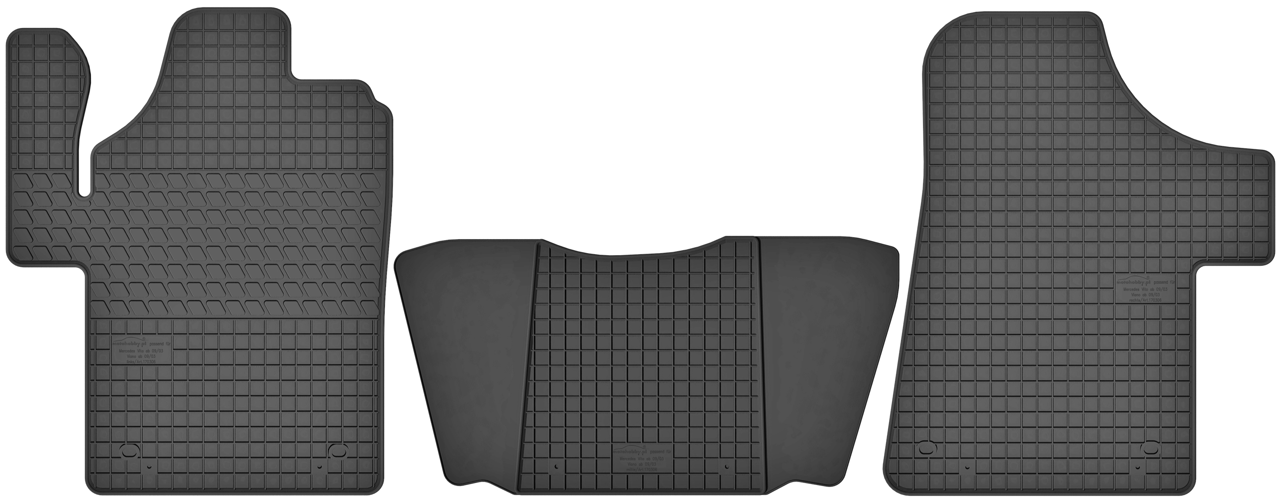

Mercedes Vito W639 2003-2014 Dywaniki gumowe