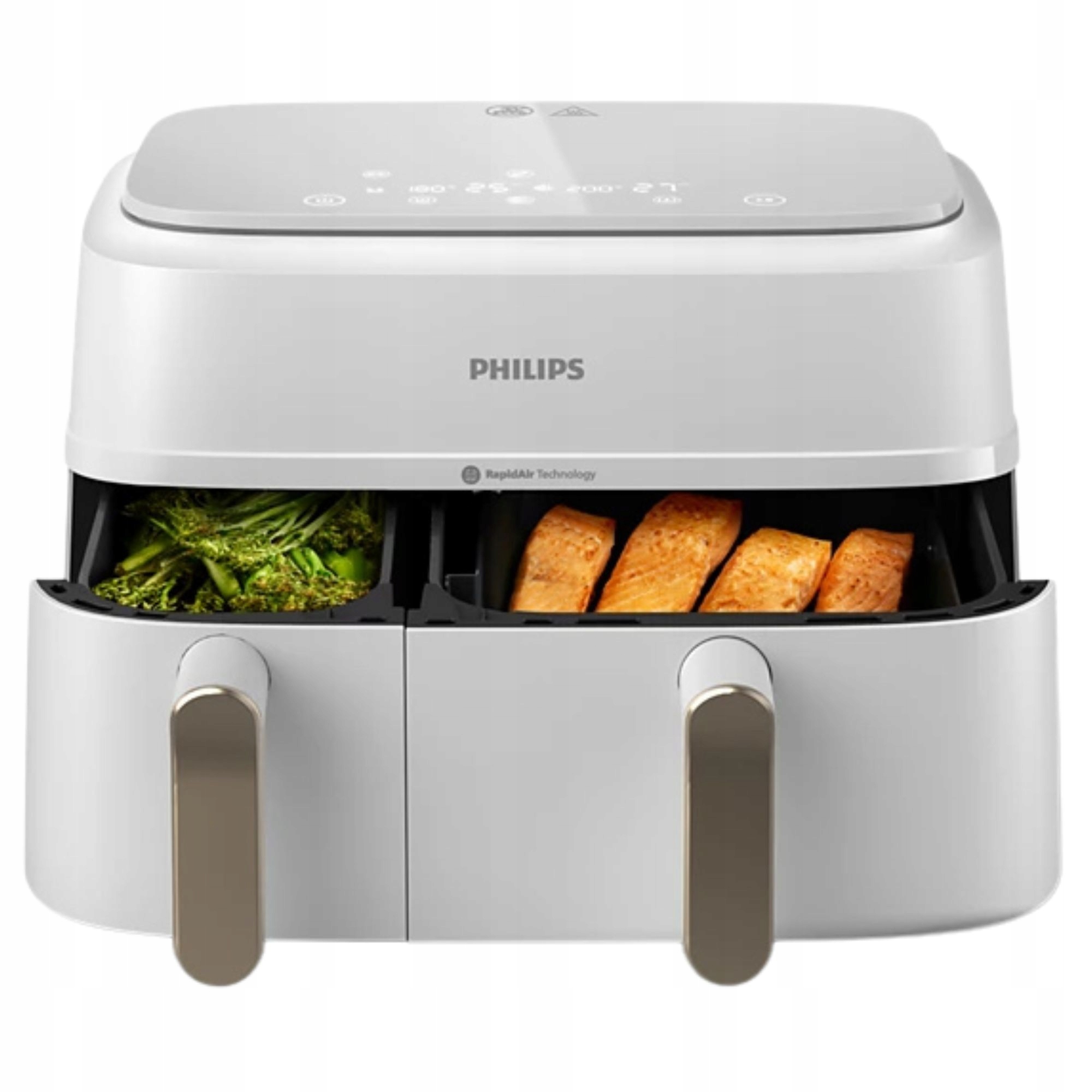 Air fryer Frytkownica beztłuszczowa Philips NA353/10 Dual Basket 2750W 9L