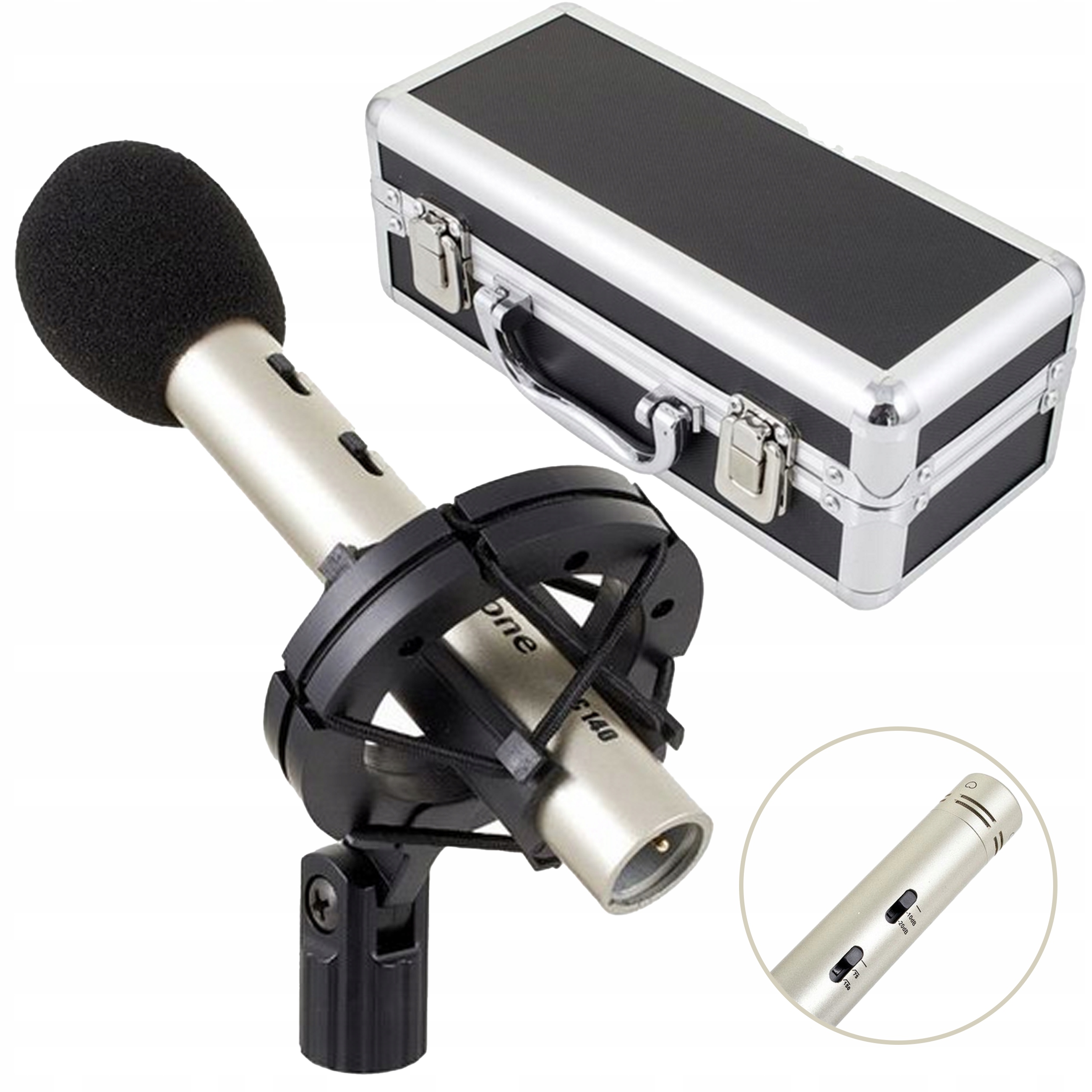 Kondenzátorový mikrofón overhead the t.bone Sc 140