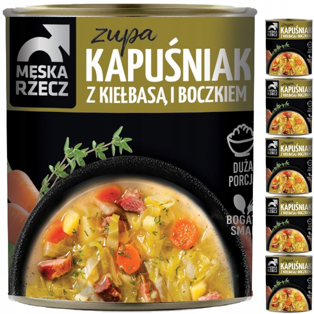 Levně Pánská Kapučínová Věc S Klobásou A Bočnicí Stoček 6x830g