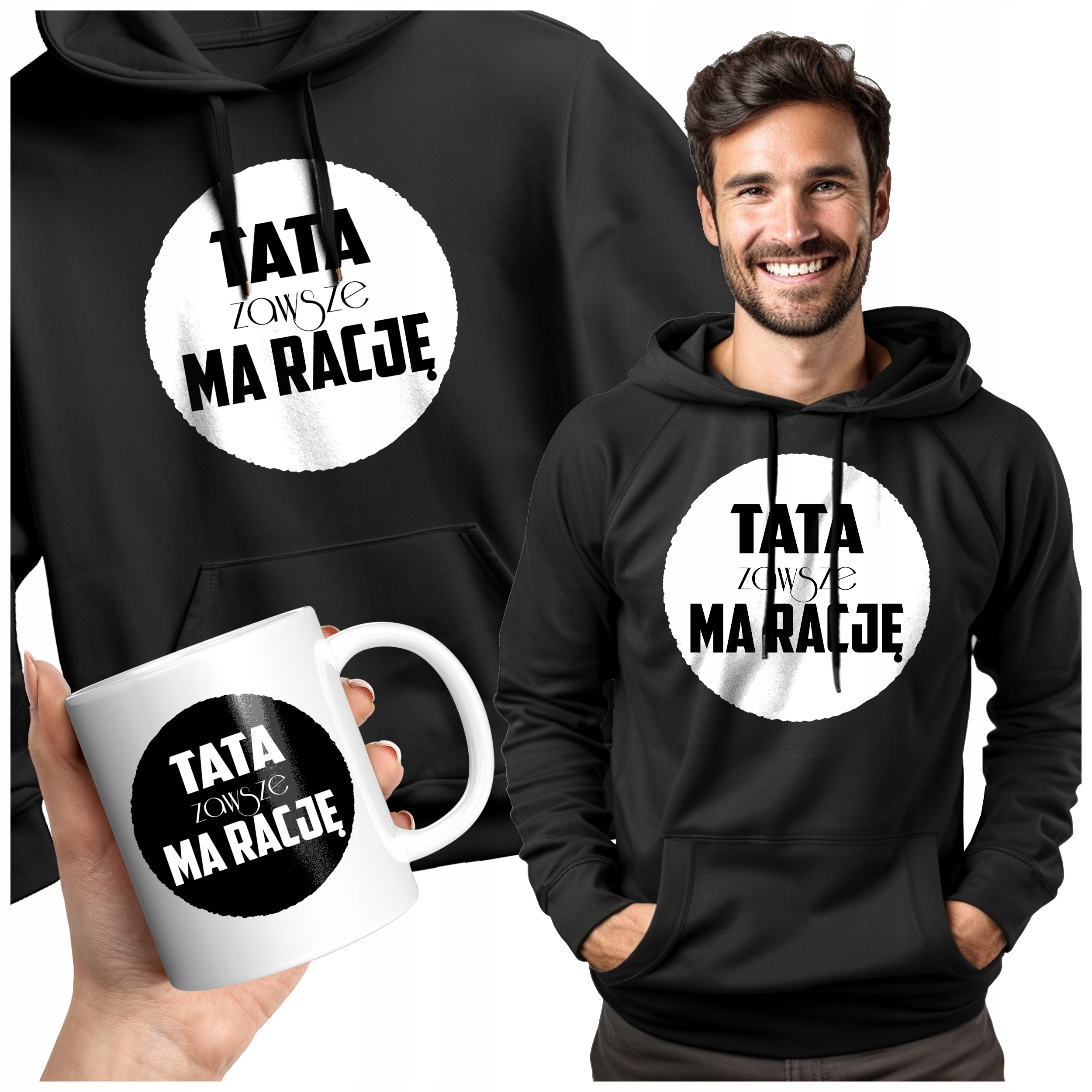 Pánská Mikina Táta Má Vždy Pravdu, Vtipný Nápis Pro Tátu Otce, Den Dárek