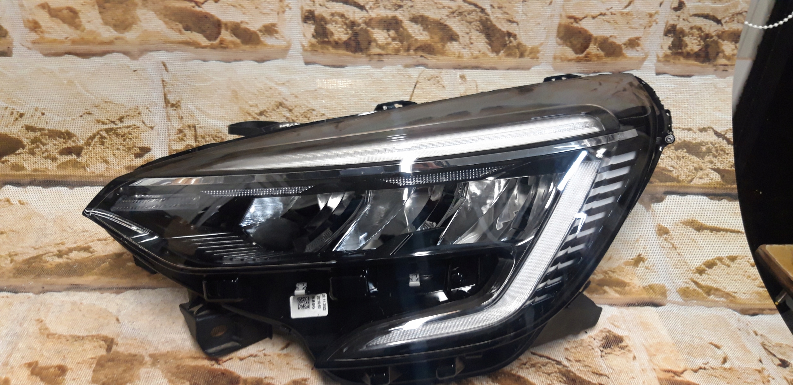 renault clio v 5 full led pure vision lewa lampa europa na dwa moduły