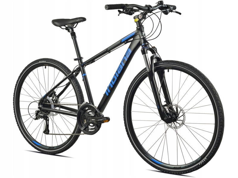 Rower crossowy Indiana X-Cross 3.0 M21 męski Czarno-niebieski