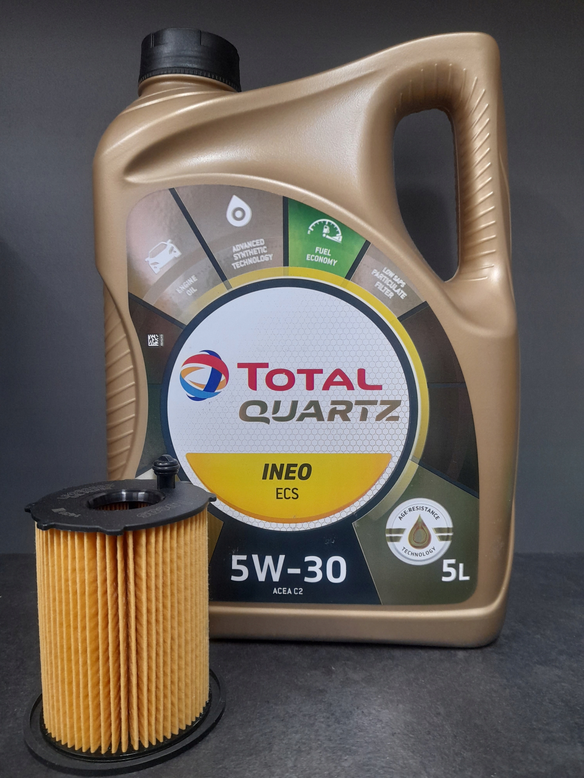 

Olej Total Quartz Ineo Ecs 5W-30 5L+filtr OE667/1