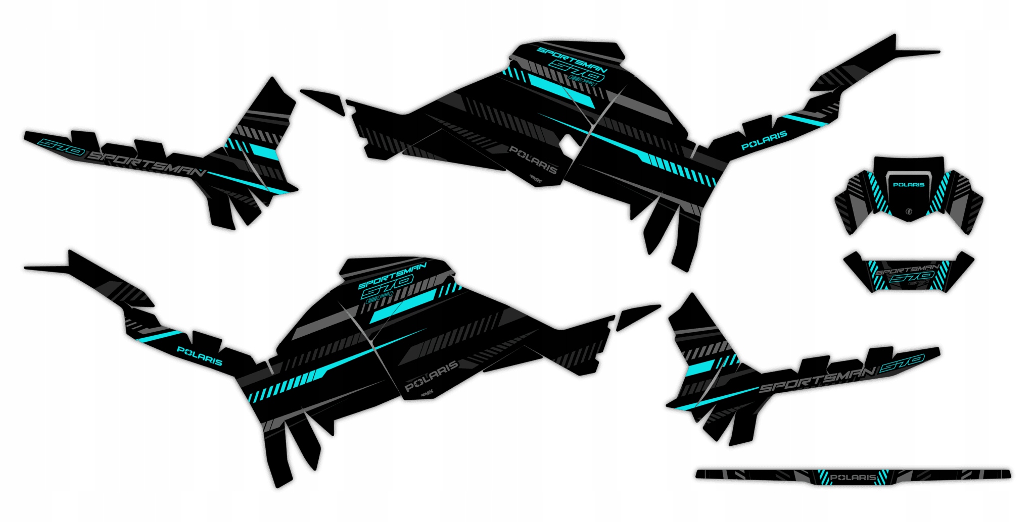 Dýha Samolepky Polaris Sportsman Touring 570 2025+ #2466913