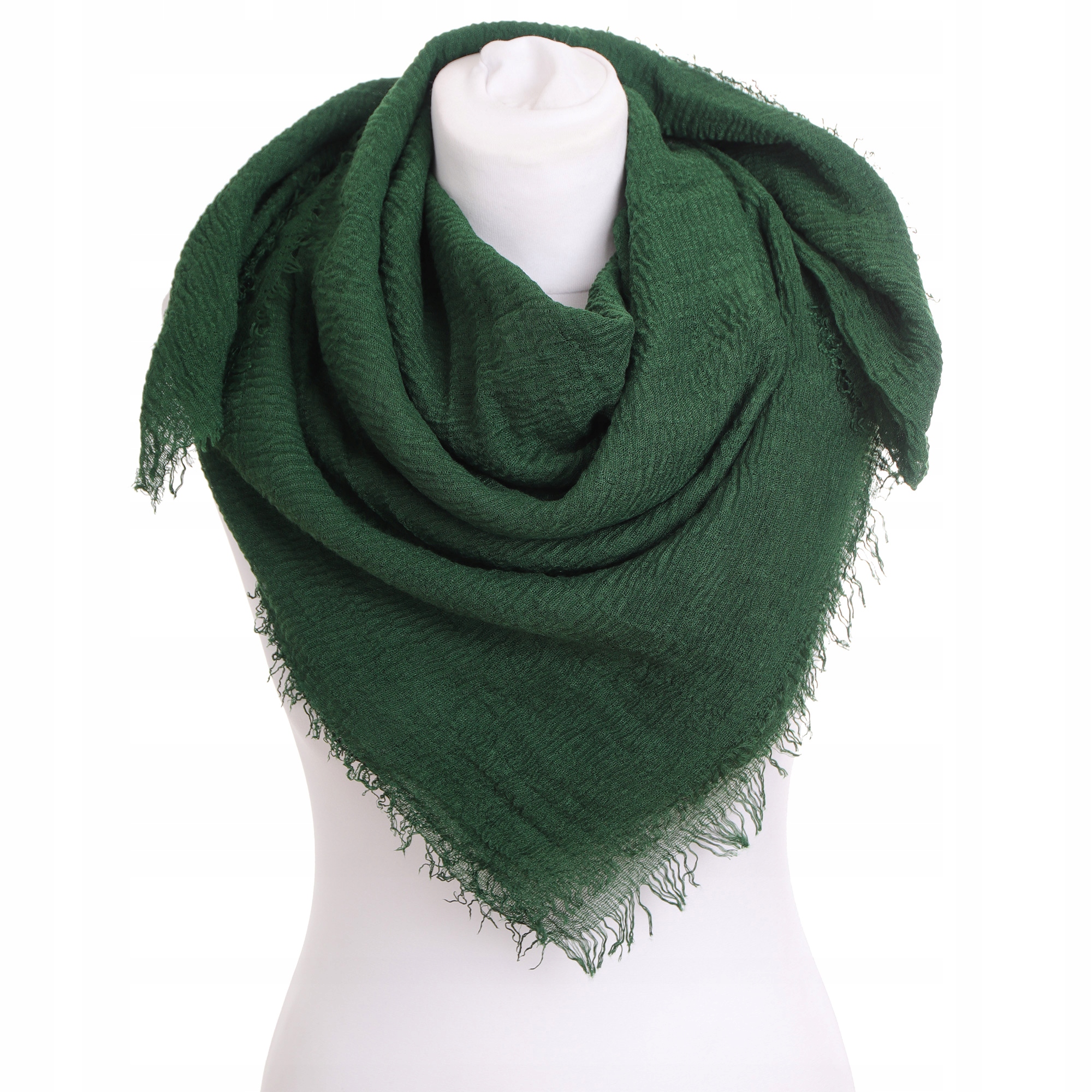 Szal damski apaszka chusta zielony Marka Moramo