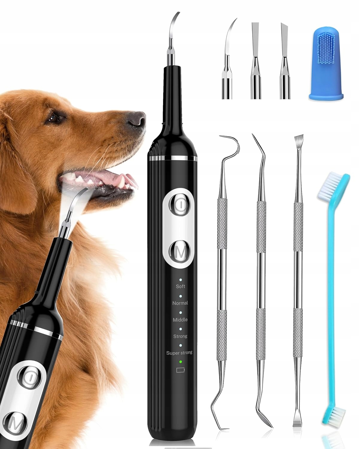 Levně Stim-U-Dent Soniczy sada na čištění zubů psa, odstraňování vodního kamene