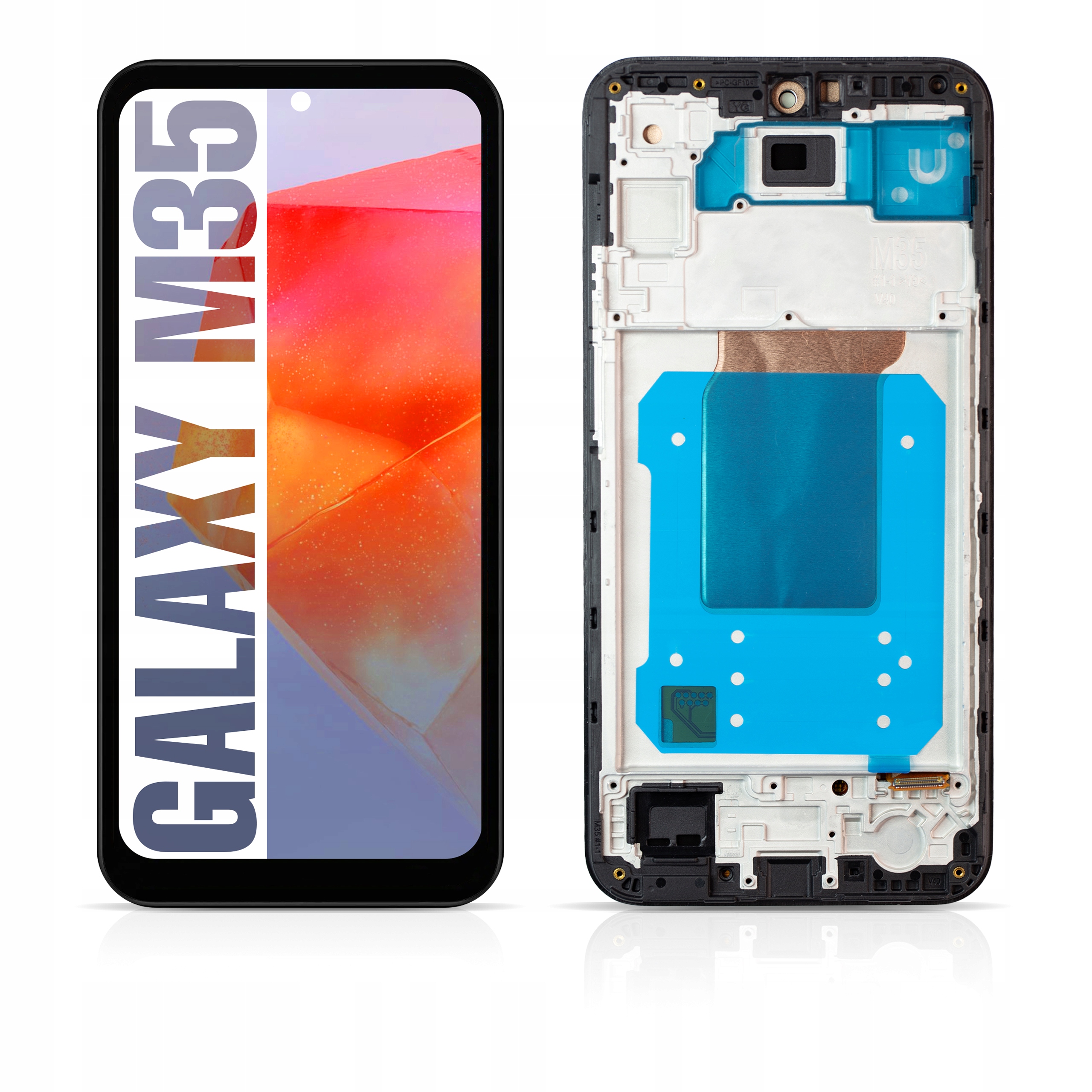 Displej pro Samsung Galaxy M35 LCD displej Incell Rámeček SM-M356B